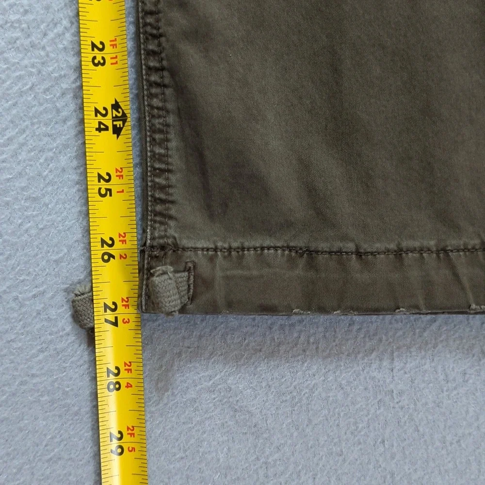 American Eagle Cargo Pants Mens 32x30 Brown Baggy Straight Leg Distressed
